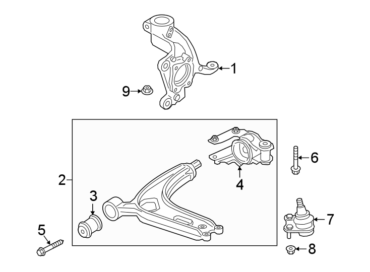 3QF407151E - Volkswagen Suspension Control Arm (Lower ...